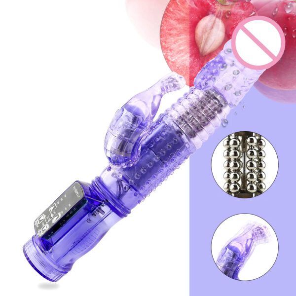 10 Modes Dual Motor Dildo Rabbit Vibrator