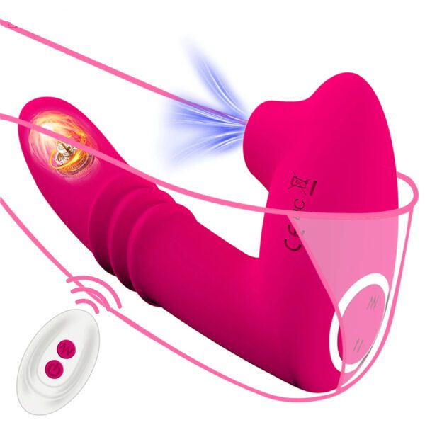 Wearable Clit Sucking Vibrator Dildo