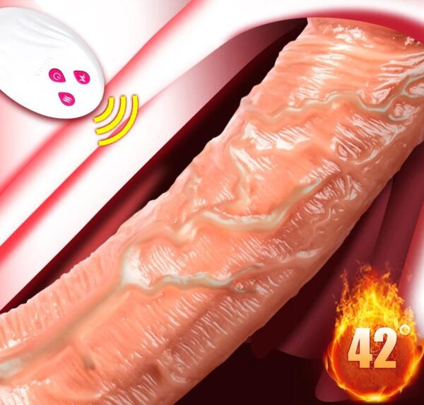 Heating Realistic Soft Automatic Dildo