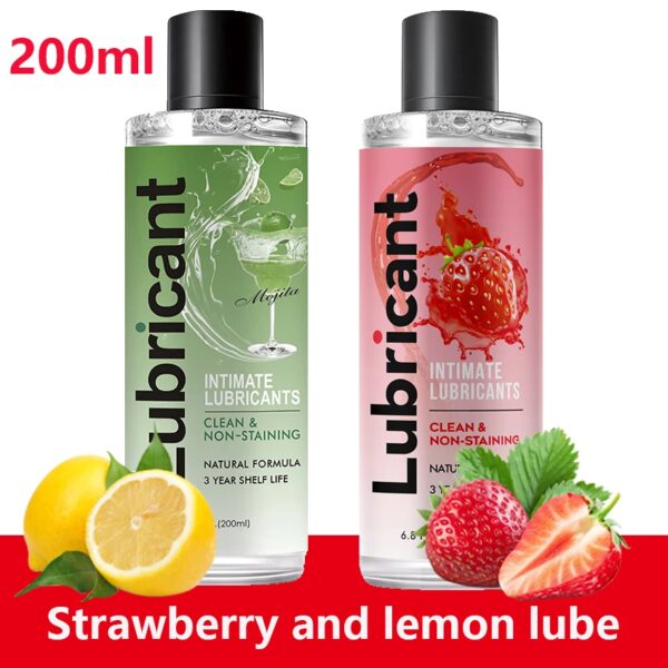 Edible Sex Lube Strawberry Flavor